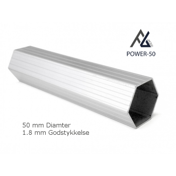 Woxxi POWER-50 Rød 3x3 m m/4 sider 
